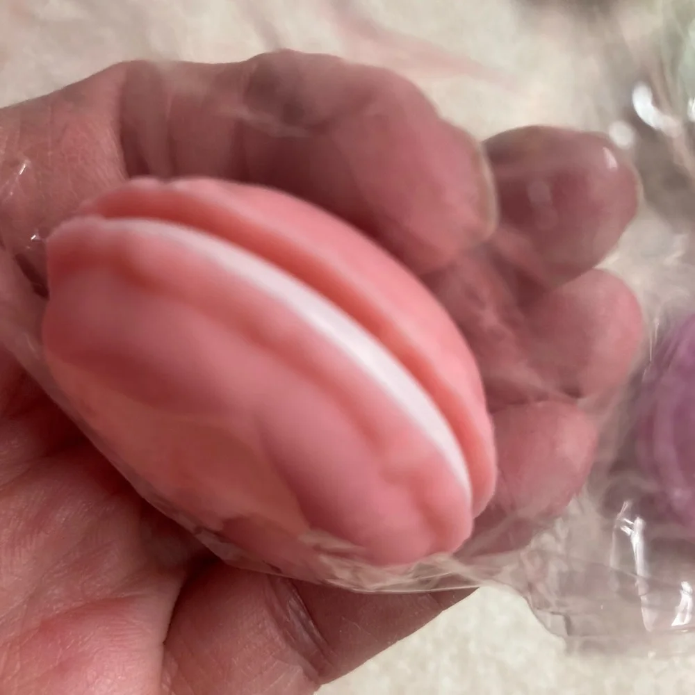 NWT plastic macaron trinket box. Perfect for jewelry, party favors, meds.